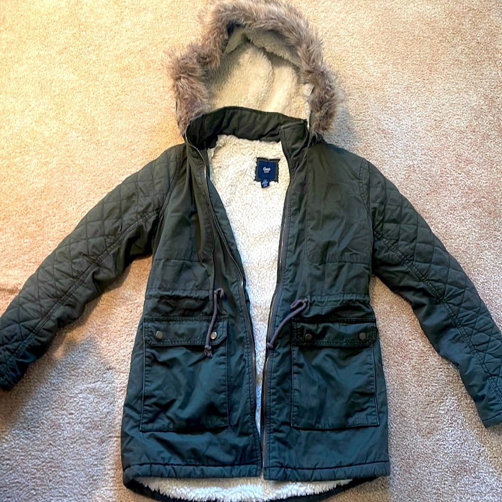 Gap Fleece Lined Winter Coat